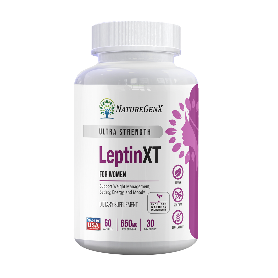 Leptin XT - Leptin Resistance Supplements for Weight Loss -Leptin Hormone Supplements - Vegan - 60 Pills -Leptin Burn for Women