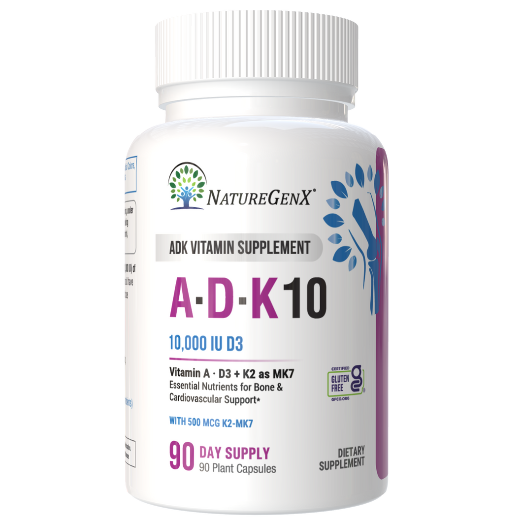 NatureGenX Vitamin ADK Supplement: High-Potency, Doctor Formulated for ...
