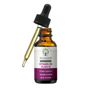 Vitamin D3 10,000 IU Liquid - High Potency Supplement for Bone, Heart, and Immune Health | Vegan, Non-GMO
