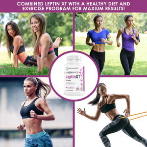 Leptin XT - Leptin Resistance Supplements for Weight Loss -Leptin Hormone Supplements - Vegan - 60 Pills -Leptin Burn for Women