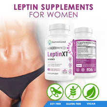 Load image into Gallery viewer, Leptin XT - Leptin Resistance Supplements for Weight Loss -Leptin Hormone Supplements - Vegan - 60 Pills -Leptin Burn for Women