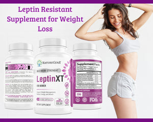 Leptin XT - Leptin Resistance Supplements for Weight Loss -Leptin Hormone Supplements - Vegan - 60 Pills -Leptin Burn for Women