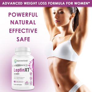 Leptin XT - Leptin Resistance Supplements for Weight Loss -Leptin Hormone Supplements - Vegan - 60 Pills -Leptin Burn for Women